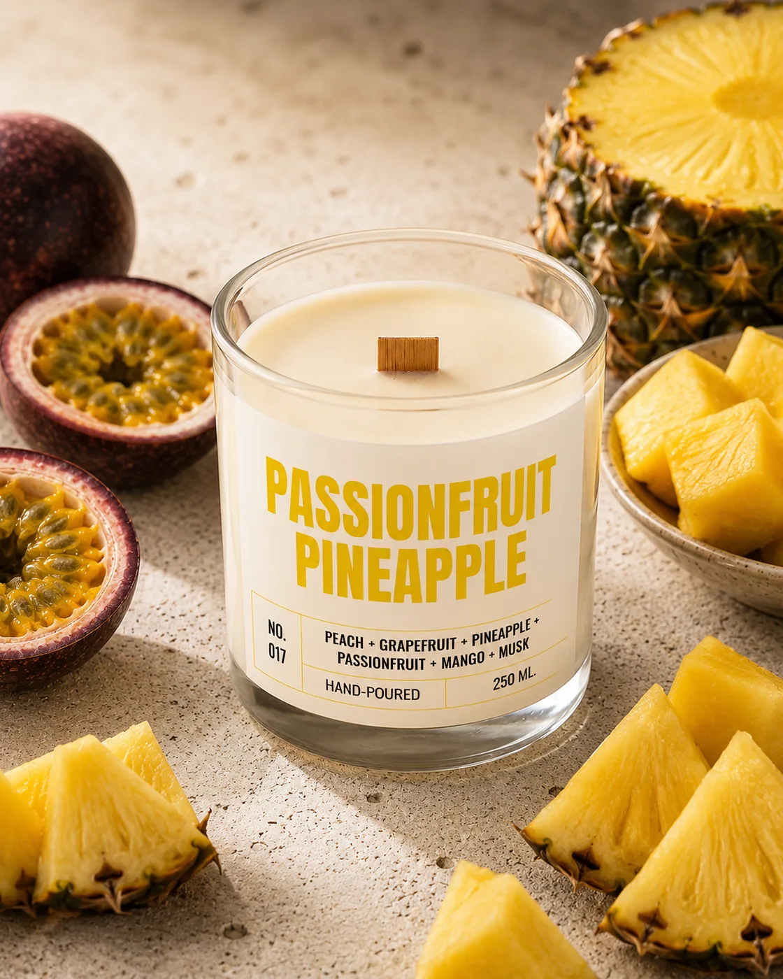 Соєва свічка "Passionfruit pineapple"